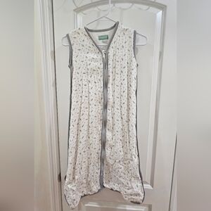 Cozy White and Gray Kids Pajamas Sleep Sack